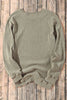 Lucky Clover Sequin Round Neck Sweatshirt - Carbone's Marketplace