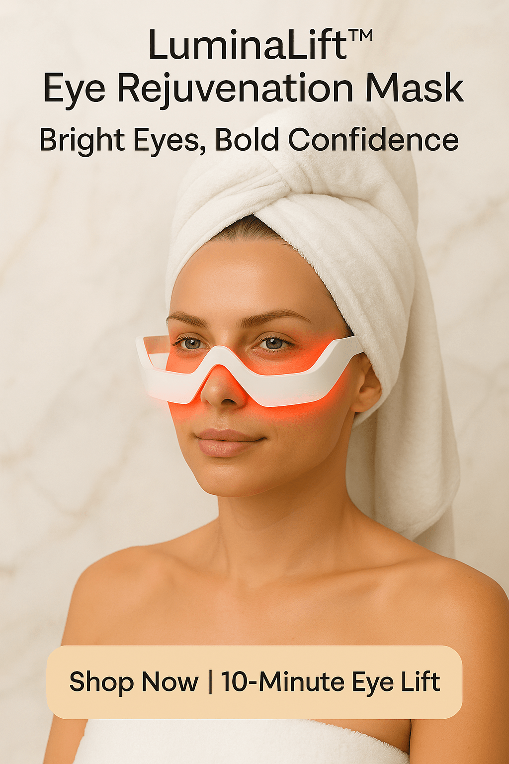 LuminaLift™ Red Light Under - Eye Massager - Carbone's Marketplace