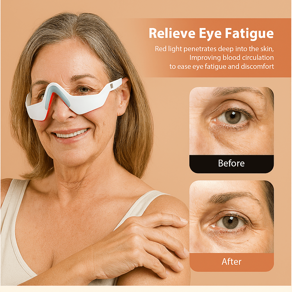 LuminaLift™ Red Light Under - Eye Massager - Carbone's Marketplace