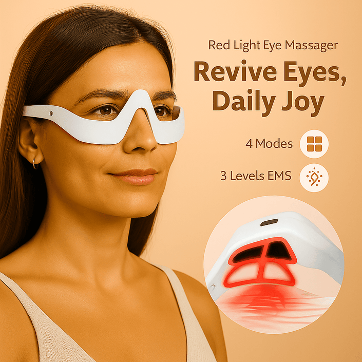 LuminaLift™ Red Light Under - Eye Massager - Carbone's Marketplace