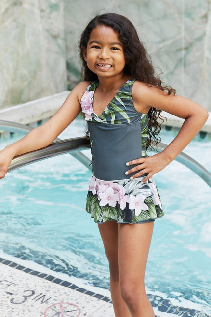 Marina West Swim Clear Waters Swim Dress in Aloha Forest - Carbone's Marketplace