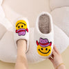 Melody Smiley Face Slippers - Carbone's Marketplace