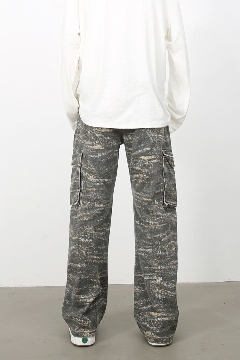 Men's Baggy Jeans with Cargo Pockets - Carbone's Marketplace