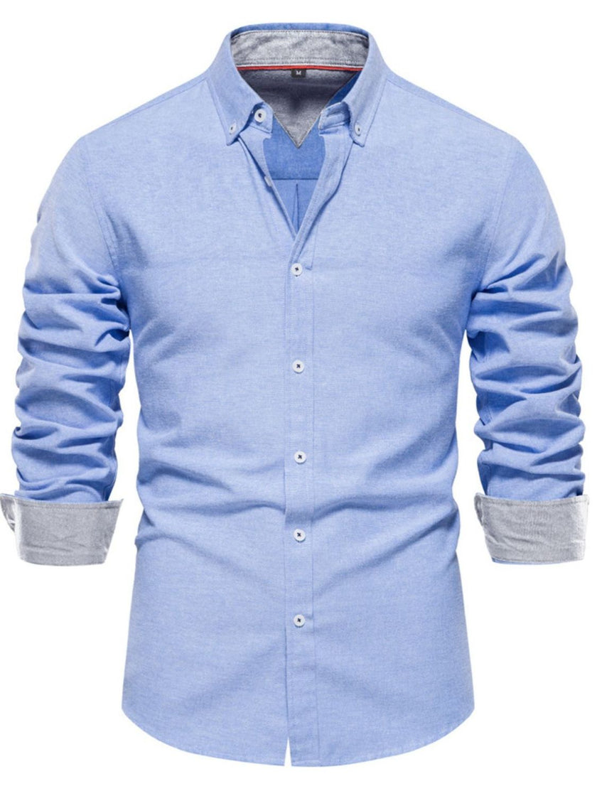 Men's Button Down Collared Neck Shirt - Carbone's Marketplace