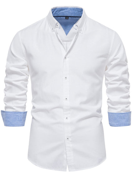 Men's Button Down Collared Neck Shirt - Carbone's Marketplace