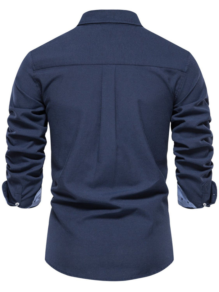 Men's Button Down Collared Neck Shirt - Carbone's Marketplace