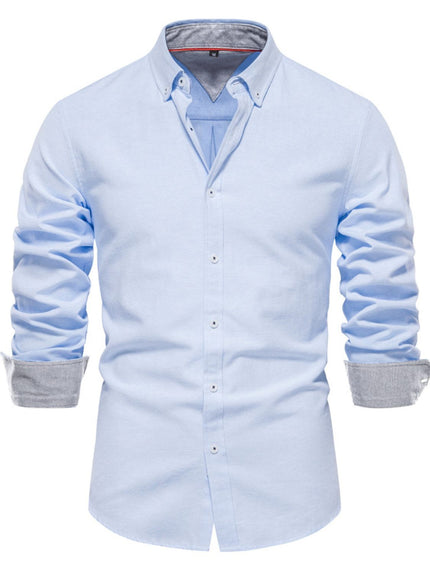 Men's Button Down Collared Neck Shirt - Carbone's Marketplace