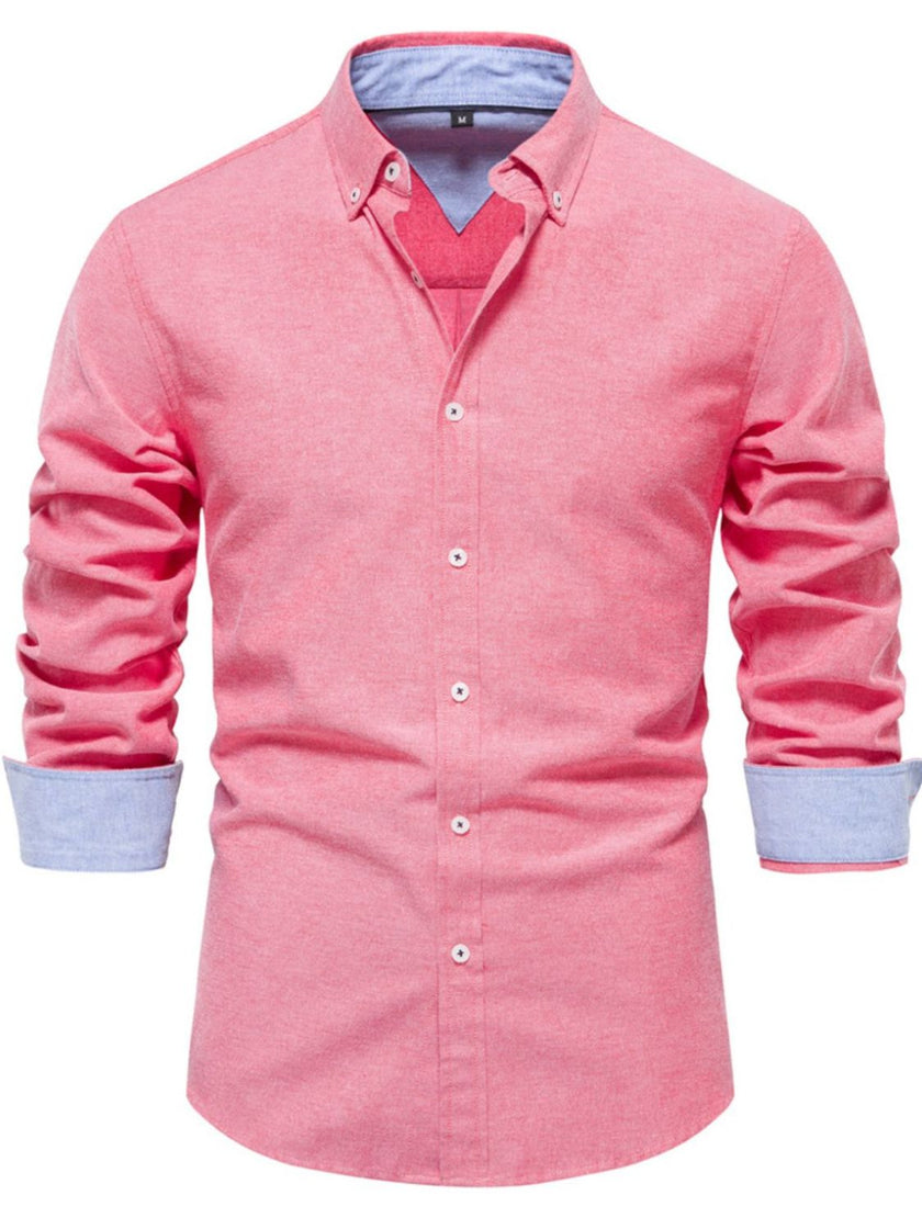 Men's Button Down Collared Neck Shirt - Carbone's Marketplace