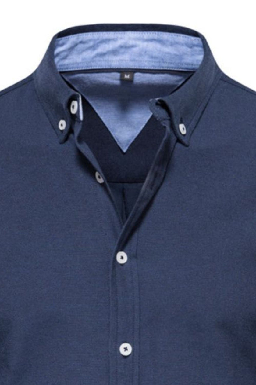 Men's Button Down Collared Neck Shirt - Carbone's Marketplace