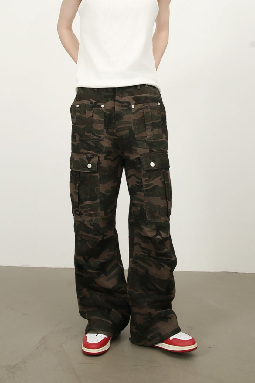 Men's Camouflage Jeans with Cargo Pockets - Carbone's Marketplace