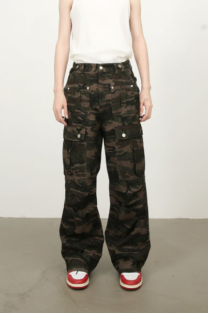 Men's Camouflage Jeans with Cargo Pockets - Carbone's Marketplace