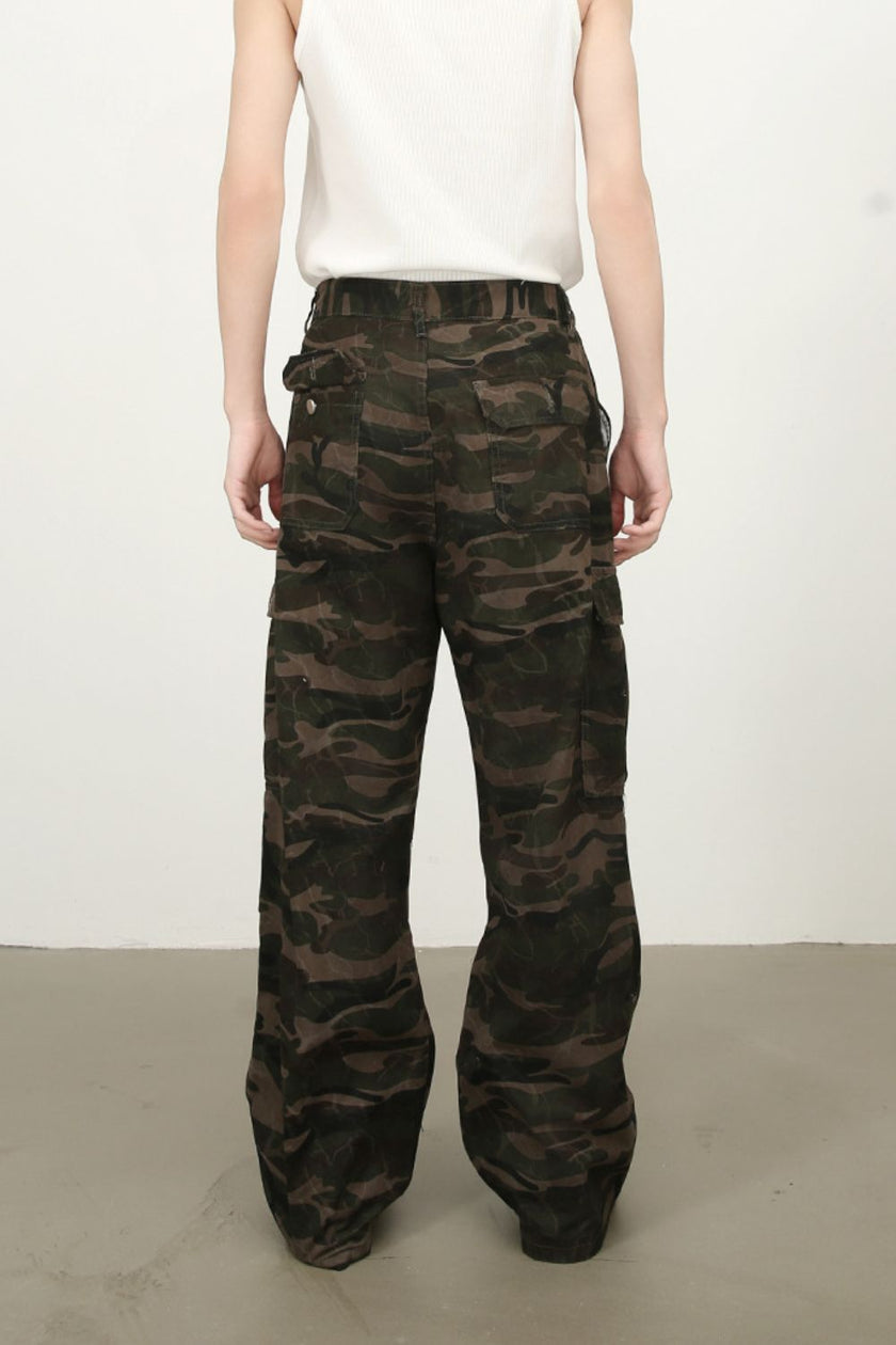 Men's Camouflage Jeans with Cargo Pockets - Carbone's Marketplace
