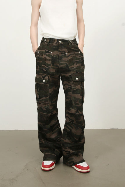 Men's Camouflage Jeans with Cargo Pockets - Carbone's Marketplace