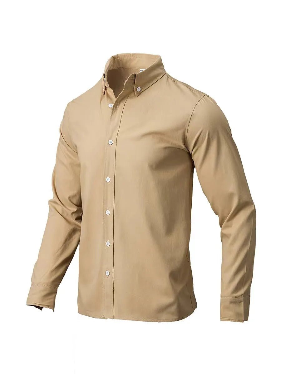 Men's Full Size Collared Neck Button Down Shirt Plus Size - Carbone's Marketplace
