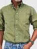 Men's Full Size Collared Neck Button Down Shirt Plus Size - Carbone's Marketplace
