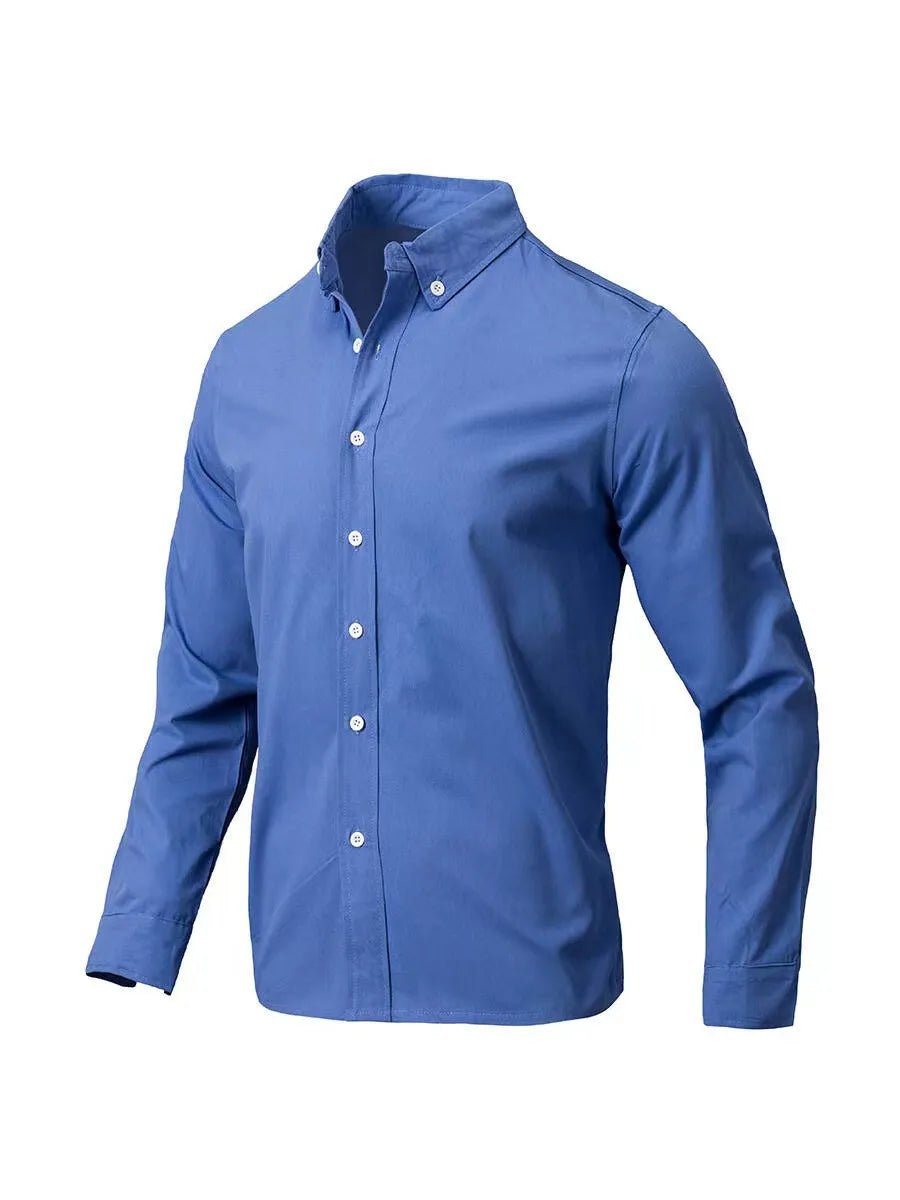 Men's Full Size Collared Neck Button Down Shirt Plus Size - Carbone's Marketplace