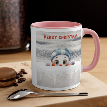 Merry Christmas Snowman Mug, 11oz - Carbone's Marketplace