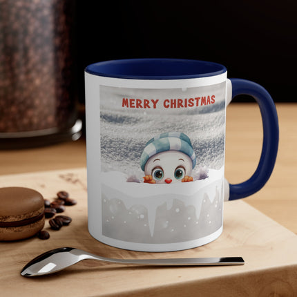 Merry Christmas Snowman Mug, 11oz - Carbone's Marketplace