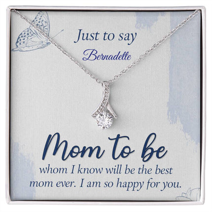 Mom To Be Love Knot Knecklace - Carbone's Marketplace