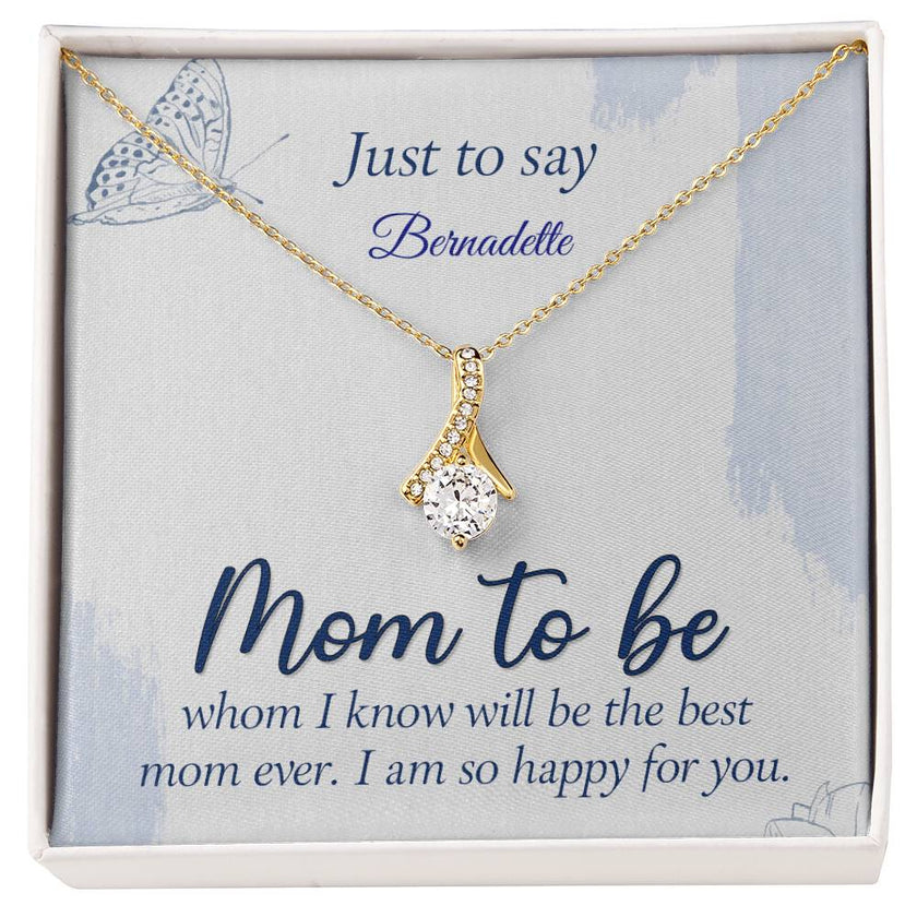 Mom To Be Love Knot Knecklace - Carbone's Marketplace