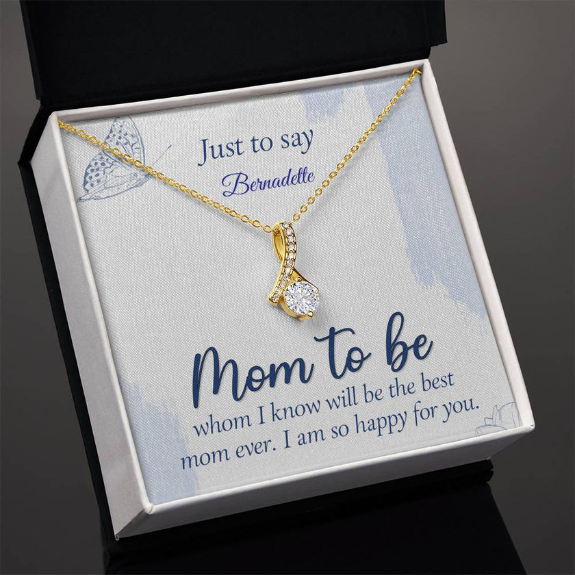 Mom To Be Love Knot Knecklace - Carbone's Marketplace