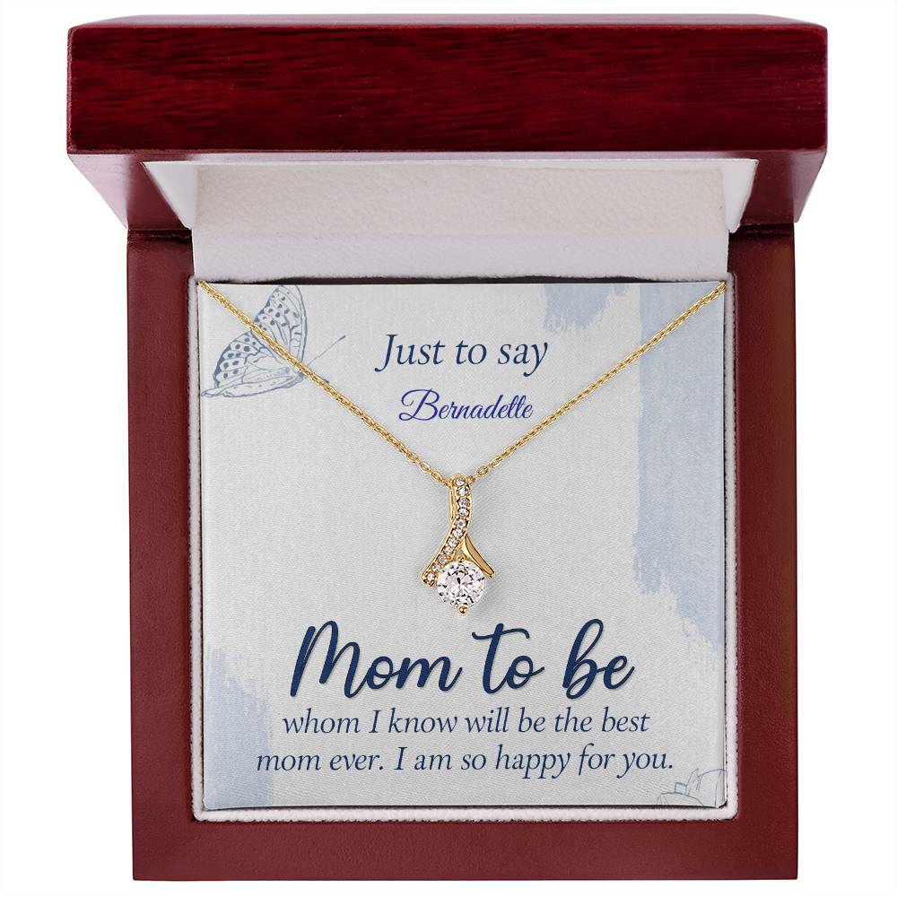 Mom To Be Love Knot Knecklace - Carbone's Marketplace