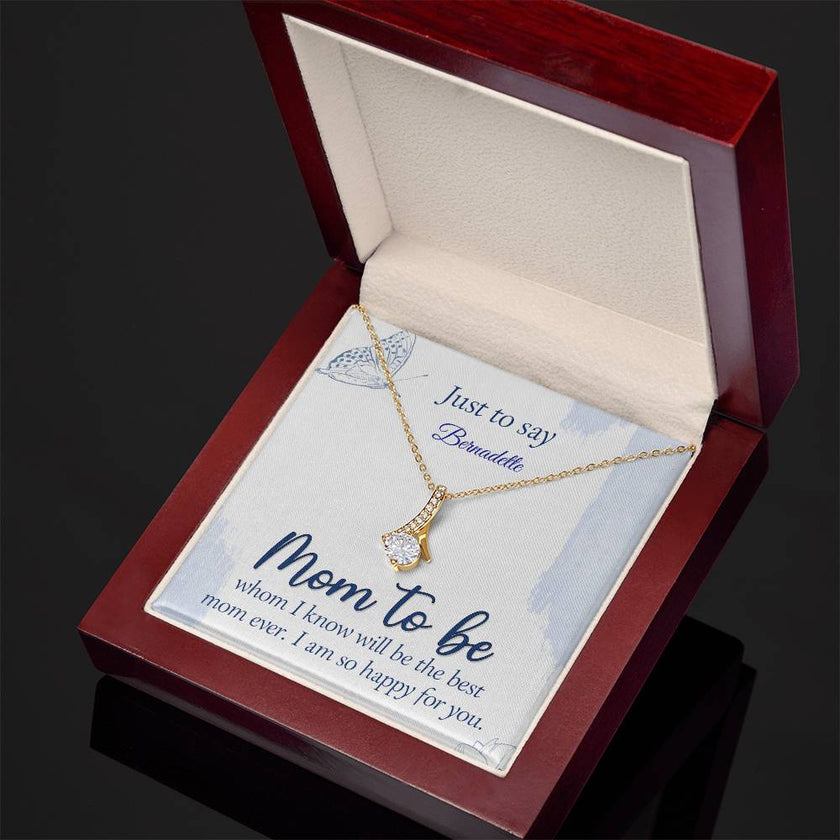 Mom To Be Love Knot Knecklace - Carbone's Marketplace