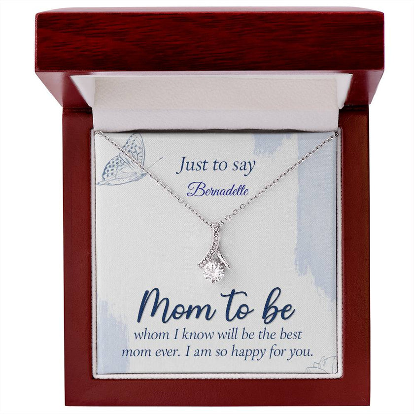 Mom To Be Love Knot Knecklace - Carbone's Marketplace