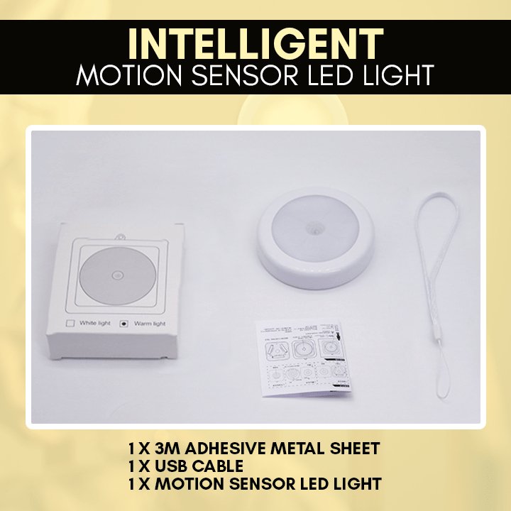 Motion Sensor LED Light - Carbone's Marketplace