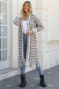 Multicolored Open Front Fringe Hem Cardigan - Carbone's Marketplace