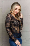 Ninexis Be Kind Off The Shoulder Lace Top - Carbone's Marketplace