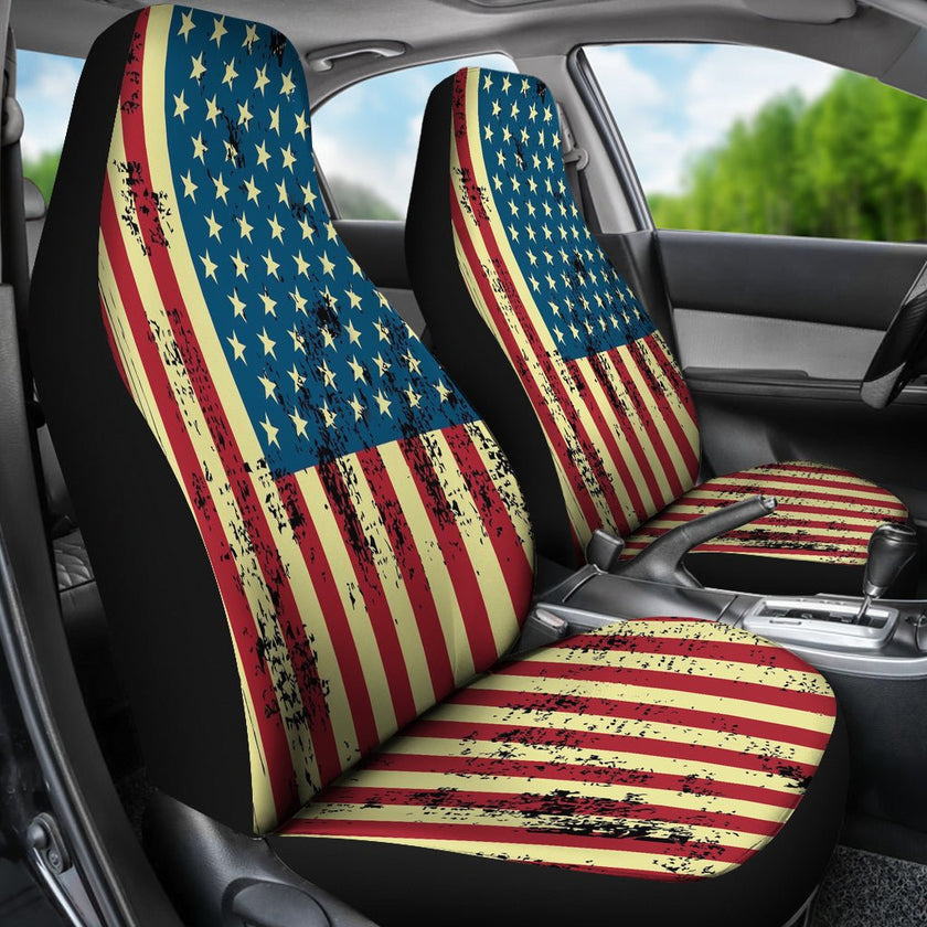 NP American Flag Car Seat Covers - Carbone's Marketplace
