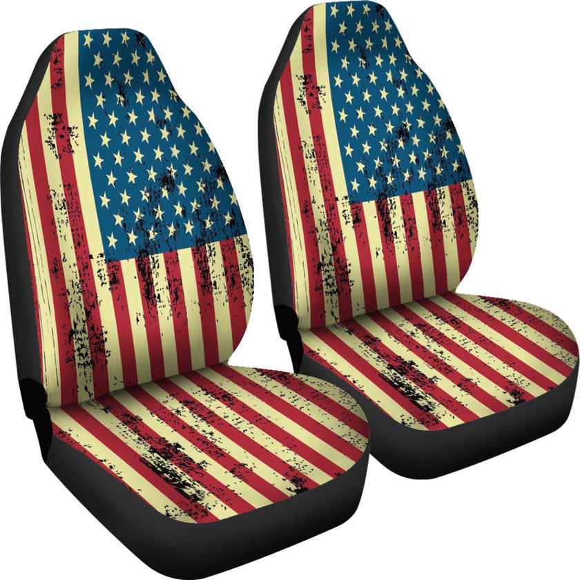 NP American Flag Car Seat Covers - Carbone's Marketplace