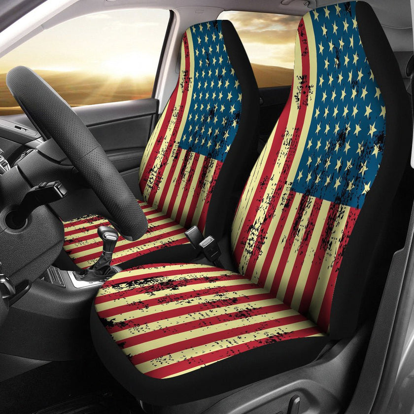 NP American Flag Car Seat Covers - Carbone's Marketplace