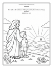 Faith Family Country Kids Scripture Coloring Book - Free Printable PDF