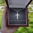 Personalized Cross Necklace - To My Blessing from God - Carbone's Marketplace