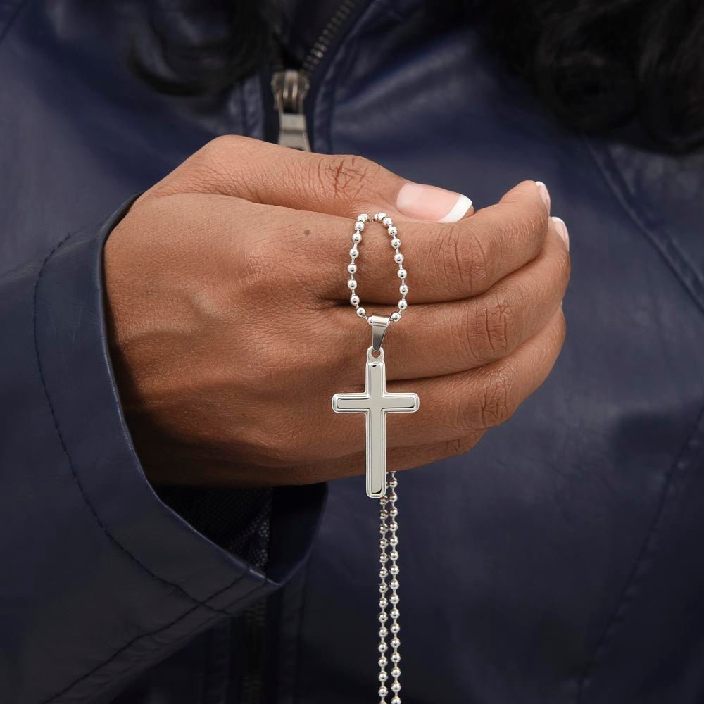 Personalized Cross Necklace - To My Blessing from God - Carbone's Marketplace