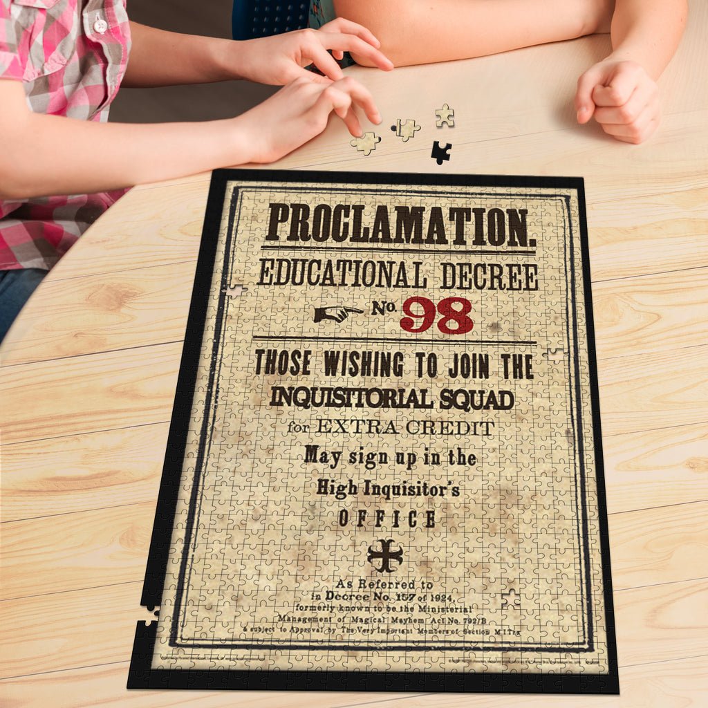 Proclamation Jigsaw Puzzle - Carbone's Marketplace