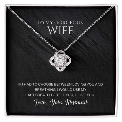 Promise of Forever Necklace - To Wife - Carbone's Marketplace