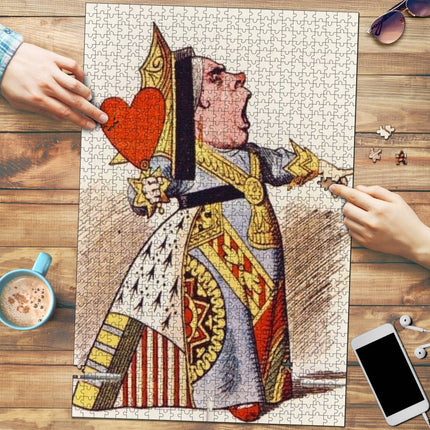 Queen Of Hearts Jigsaw Puzzle - Carbone's Marketplace