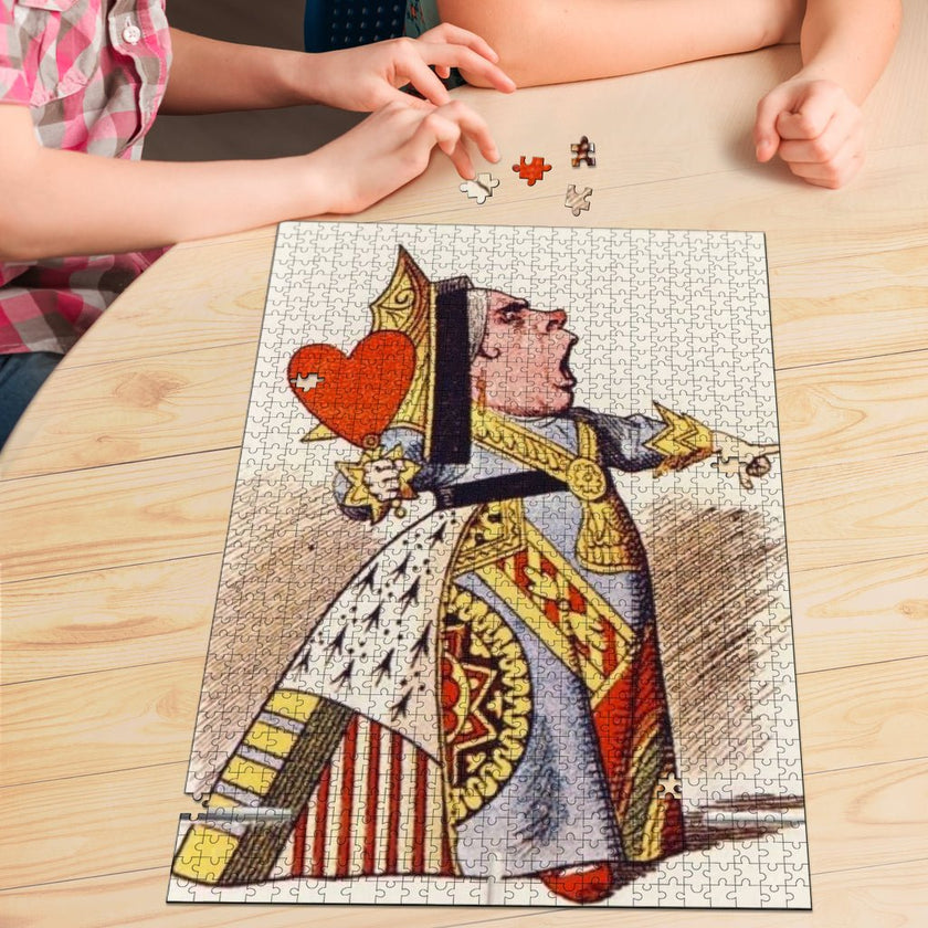 Queen Of Hearts Jigsaw Puzzle - Carbone's Marketplace