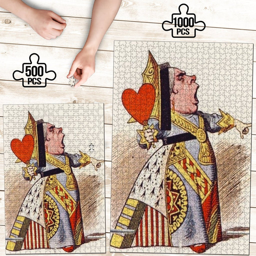 Queen Of Hearts Jigsaw Puzzle - Carbone's Marketplace