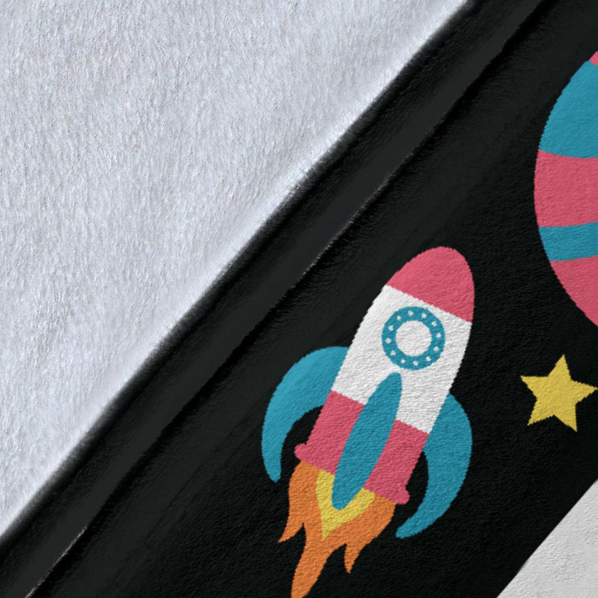 Quotes Space Love you to the Moon and Back Premium Blanket - Carbone's Marketplace