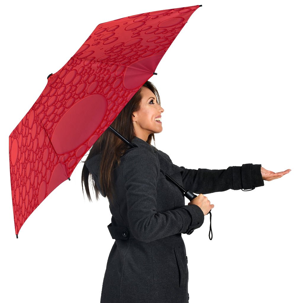 Red Raindrops Umbrella - Carbone's Marketplace