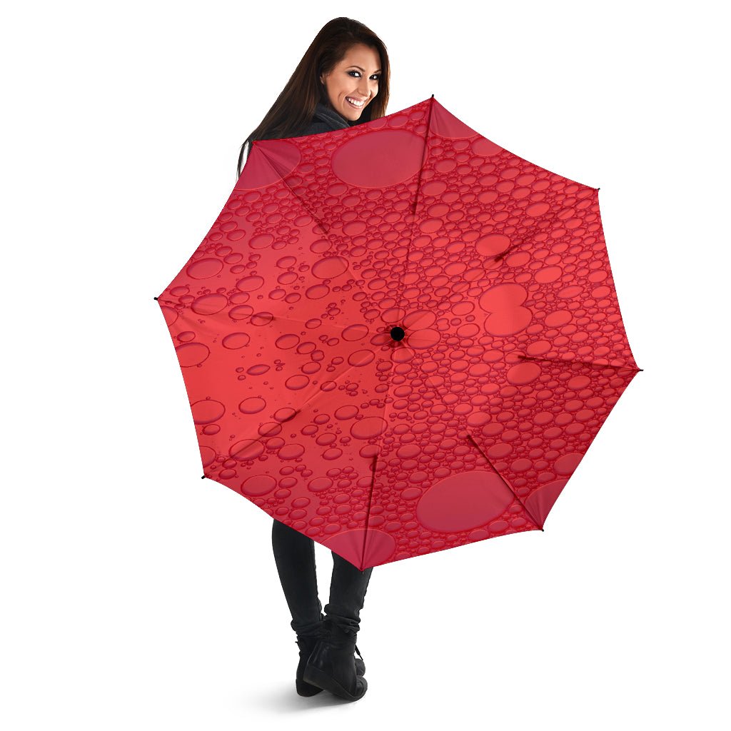 Red Raindrops Umbrella - Carbone's Marketplace