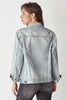 RISEN Distressed Button Up Jacket - Carbone's Marketplace