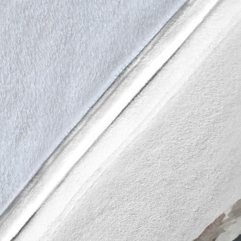 Rottweiler Watercolour Portrait Drawing Premium Blanket, Cool Rich Dog Cartoon - Carbone's Marketplace