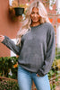 Round Neck Dropped Shoulder Sweatshirt - Carbone's Marketplace