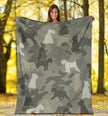 Schnauzer Camo Blanket - Carbone's Marketplace