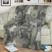 Schnauzer Camo Blanket - Carbone's Marketplace